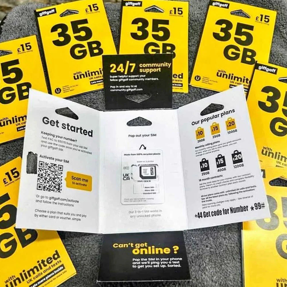 🇬🇧 UK SIM in Pakistan – TikTok Live & OTP Supported | Free Delivery