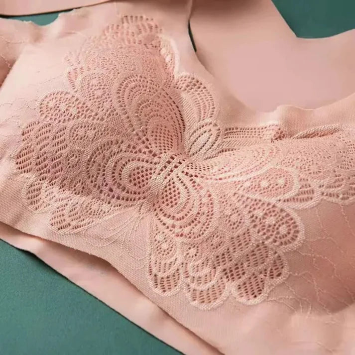 Women’s Lace Embroidered Padded Bra – Soft & Comfortable